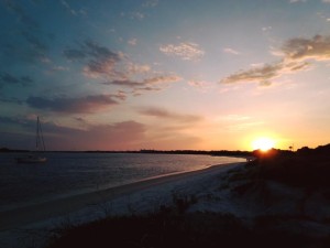 Day 12 - sunset at Huguenot