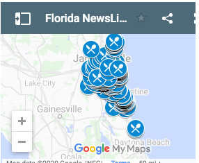 First Coast Take-Out and Delivery Locations