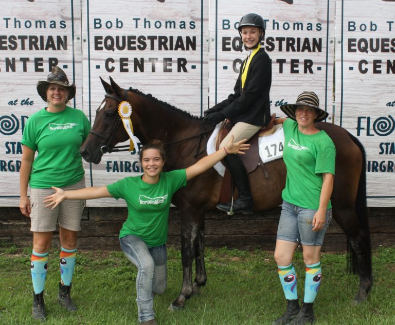 St. Johns County 4-H youth place at State Horse Show