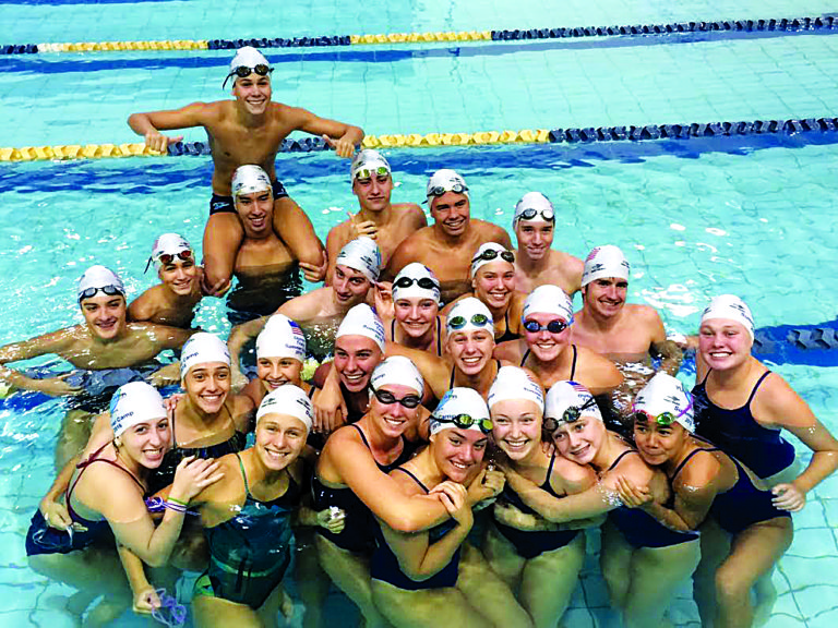 Elite swim team holds camp at Olympic Swim Trials