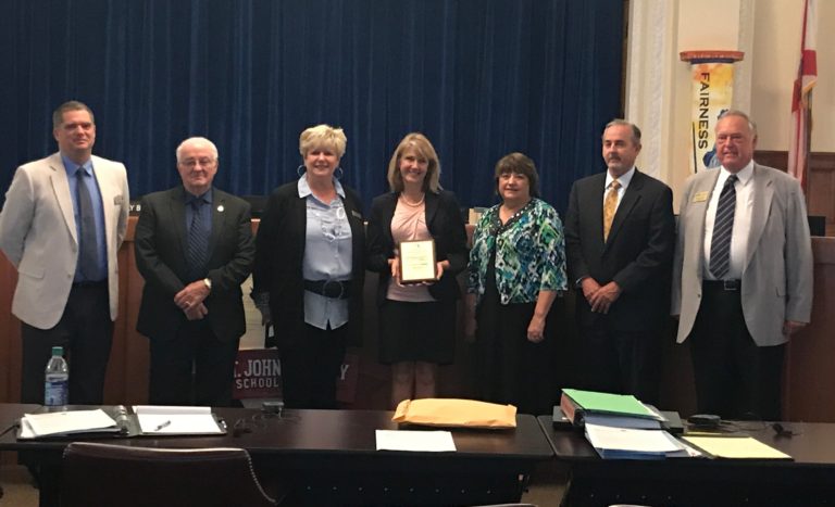 School Board member recognized for earning honorable distinction