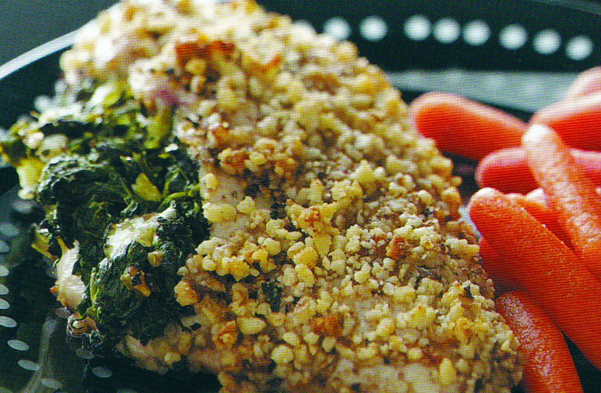FNL Pantry Raiders Spinach-Walnut Stuffed Chicken 1909