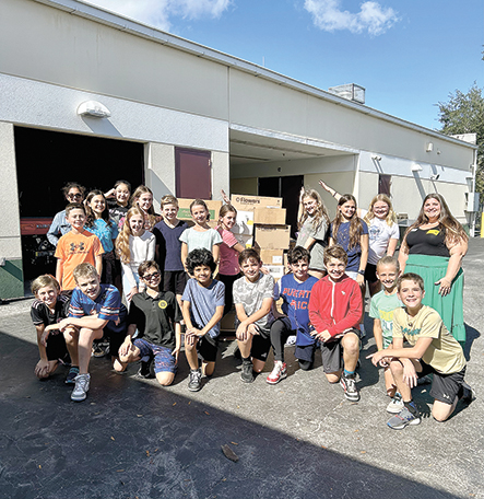 TCL TCE Food drive Betty Griffin 2401