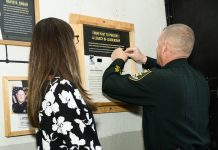 Old Jail hosts ceremony for Sheriff Hardwick’s badge donation