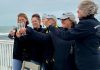 Whale Ambassadors toast first right whale calf of the season