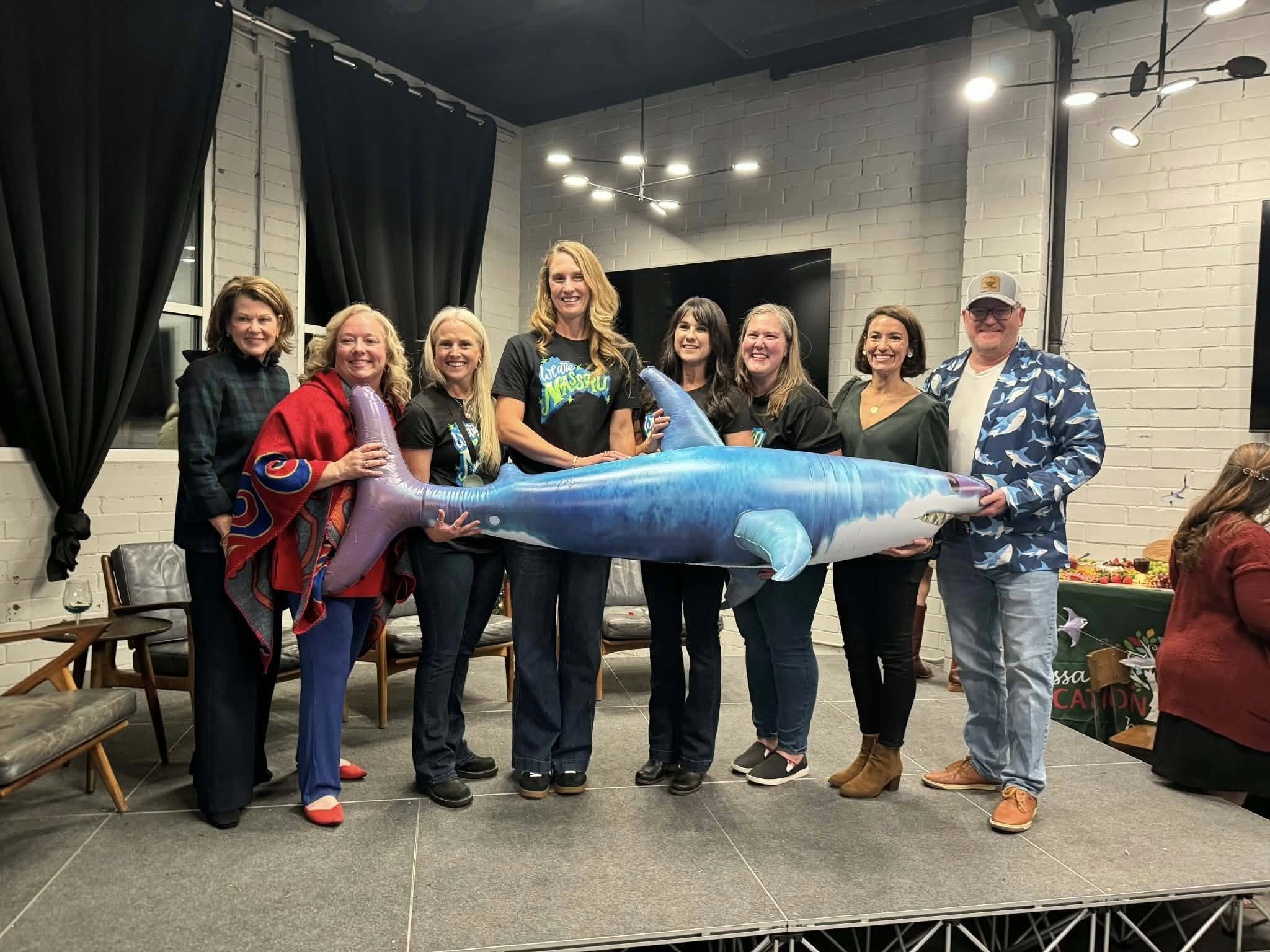 The Nassau Education Foundation hosted Shark Grant Night, a high-energy pitch competition. Photo courtesy Nassau Education Foundation