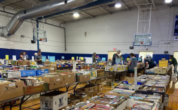 From March 11 through March 14, the gym at 510 S. 10th St. will be transformed into a reader's paradise at the Friends of Fernandina Beach Library's Spring Book Sale. Photo courtesy Friends of the Fernandina Beach Library