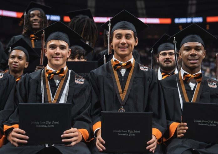 For the first time in district history, students from every subgroup across all Duval high schools surpassed a 90% graduation rate. Photo courtesy Duval County Public Schools
