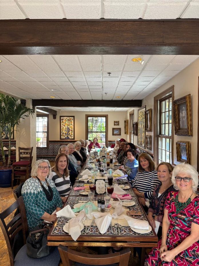Members of the Bartram Trail Newcomers Club gather for the January Lunch Divas meeting held at the Columbia Restaurant in St. Augustine. Photo courtesy Bartram Trail Newcomers Club