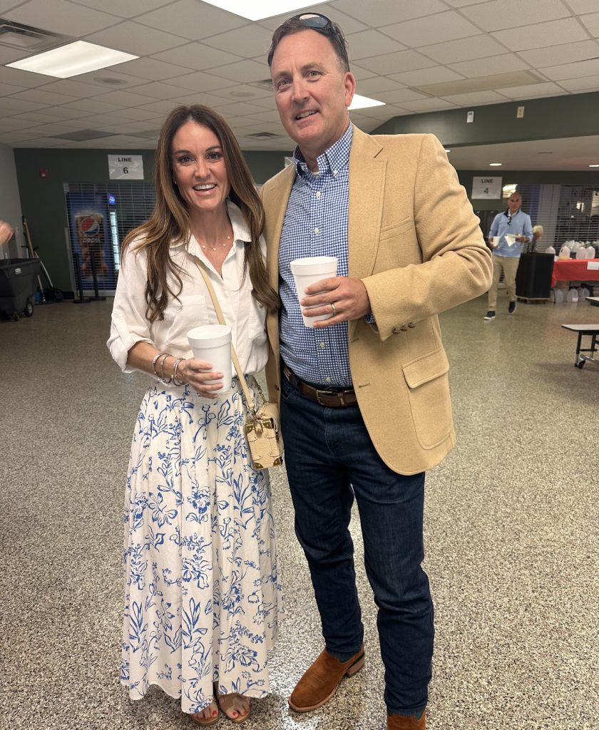 Regan Cartwright was named Landrum Middle School's Volunteer of the Year for her service as PTO president and community partners chair. Photo courtesy Ocean Palms Elementary PTO