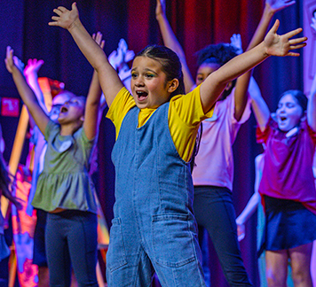 Hickory Creek students ‘Dare to Dream’ A young performer sings during Hickory Creek Elementary's production of "Dare to Dream" held April 8-10. Photo courtesy Hickory Creek Elementary
