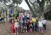 Kids enjoy outdoor play during a First Coast YMCA family program. Photo courtesy First Coast YMCA