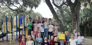 Kids enjoy outdoor play during a First Coast YMCA family program. Photo courtesy First Coast YMCA