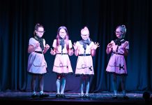 Young cast members perform during Theatre Troupe 1776's "1950s Cabaret" in 2025 at the Mandarin Community Club. Photo courtesy of Theatre Troupe 1776.