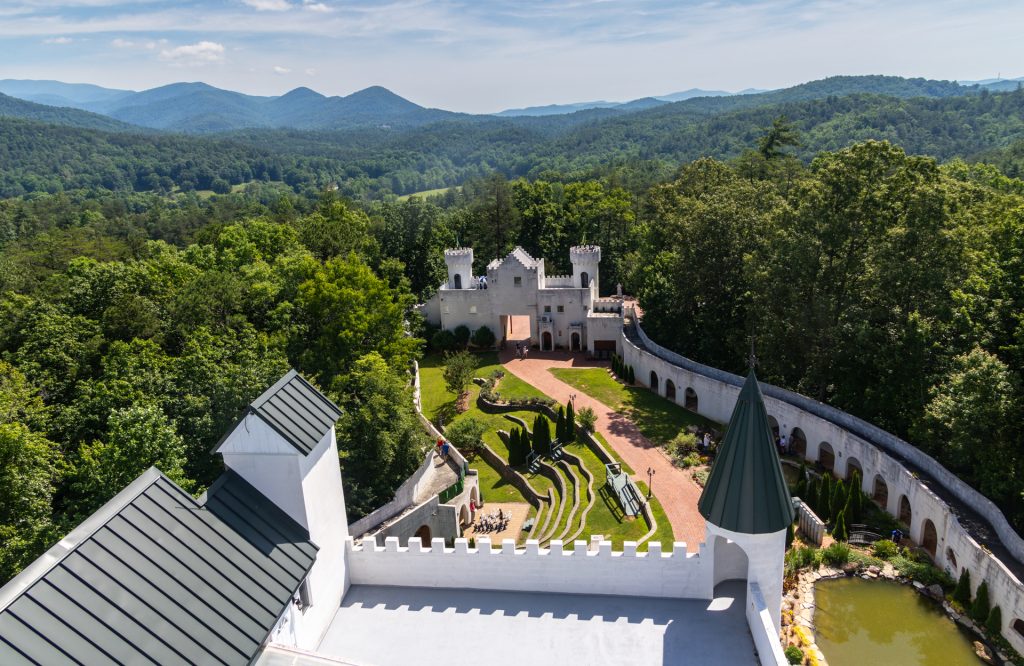View from the castle tower. Photo by Debi Lander