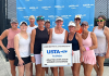 A women's USTA Florida Adult 40 & Over League 4.5 team celebrates winning the 2026 Sectional Championship. Photo courtesy of First Coast YMCA