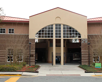 The Yulee Library, located at 76346 William Burgess Blvd., Yulee, Florida. Photo courtesy Florida State College at Jacksonville