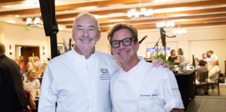Executive Chef Hermann Muller, left, from Ponte Vedra Inn & Club, and Chef Chris Polidoro, from Doro Restaurant, helped make Ascension St. Vincent's Foundation's 24th Annual Delicious Destinations event a success.