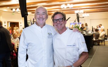 Executive Chef Hermann Muller, left, from Ponte Vedra Inn & Club, and Chef Chris Polidoro, from Doro Restaurant, helped make Ascension St. Vincent's Foundation's 24th Annual Delicious Destinations event a success.